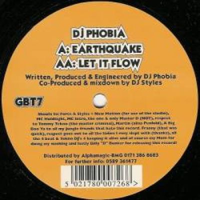 DJ Phobia - Earthquake / Let It Flow (1996)