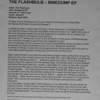 The Flashbulb - Binedump EP (2005)